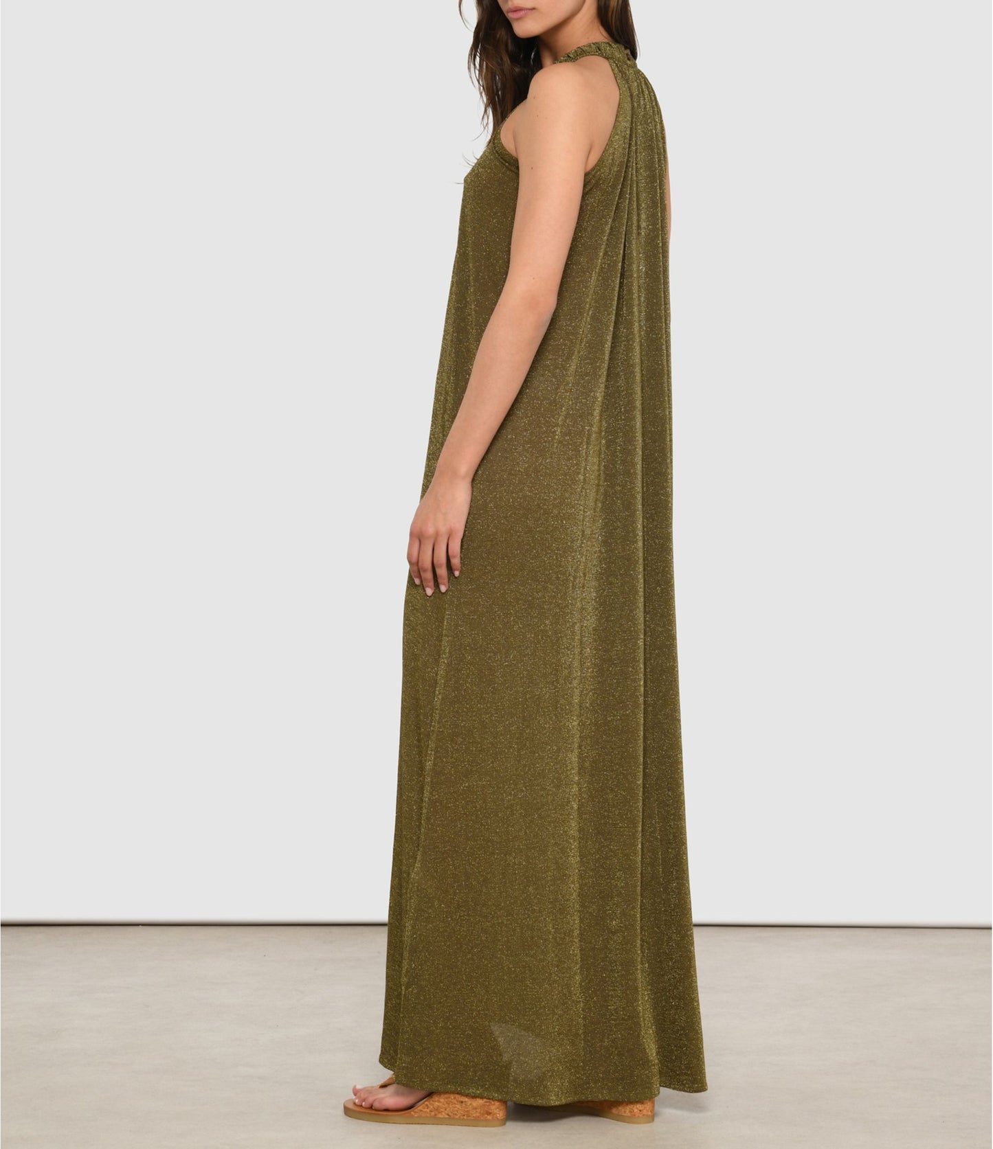 ROBE YUCA Olive MOMONI