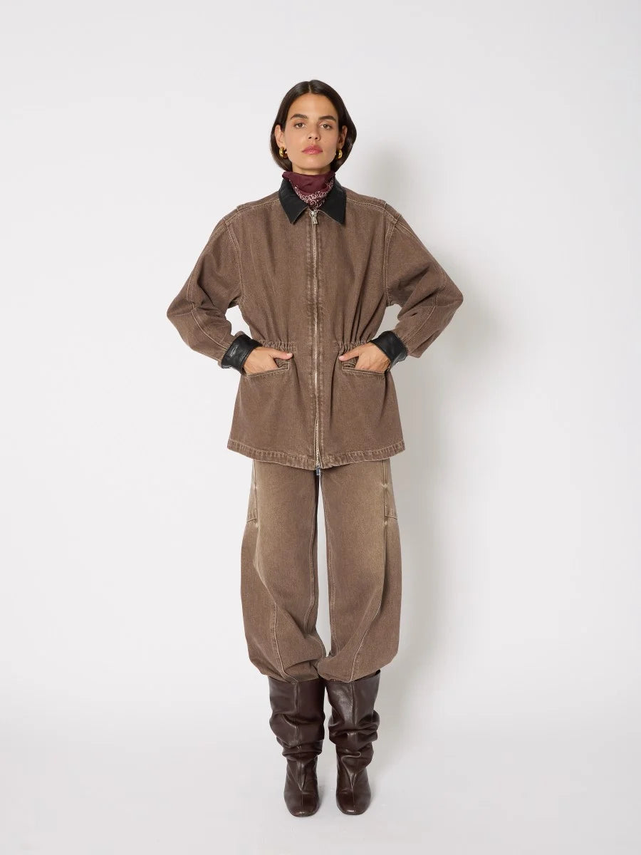 Veste Vivienne en denim Berenice